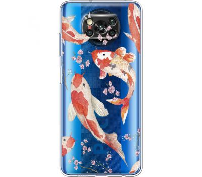 Силіконовий чохол BoxFace Xiaomi Poco X3 Japanese Koi Fish (41290-cc3)