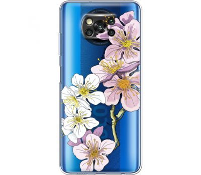 Силіконовий чохол BoxFace Xiaomi Poco X3 Cherry Blossom (41290-cc4)