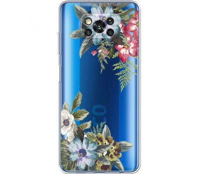 Силіконовий чохол BoxFace Xiaomi Poco X3 Floral (41290-cc54)