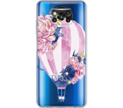 Силіконовий чохол BoxFace Xiaomi Poco X3 Pink Air Baloon (941290-rs6)