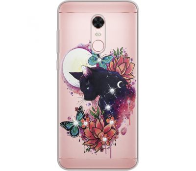Силіконовий чохол BoxFace Xiaomi Redmi 5 Plus Cat in Flowers (934969-rs10)