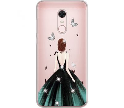 Силіконовий чохол BoxFace Xiaomi Redmi 5 Plus Girl in the green dress (934969-rs13)