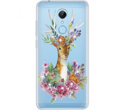 Силіконовий чохол BoxFace Xiaomi Redmi 5 Deer with flowers (935031-rs5)