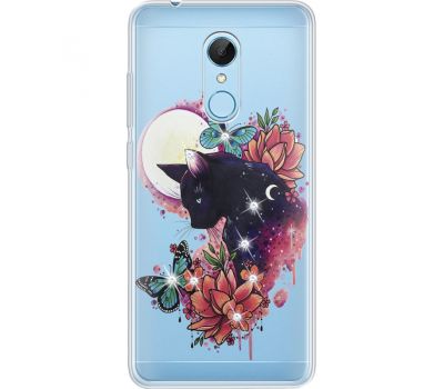 Силіконовий чохол BoxFace Xiaomi Redmi 5 Cat in Flowers (935031-rs10)