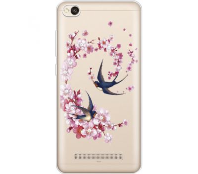 Силіконовий чохол BoxFace Xiaomi Redmi 4A Swallows and Bloom (935073-rs4)