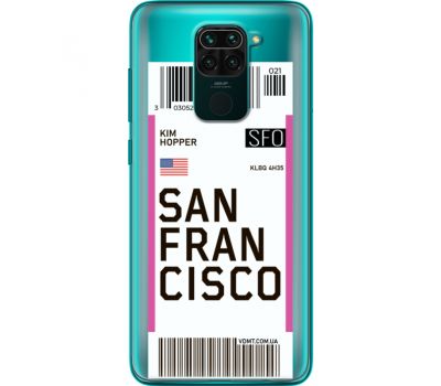 Силіконовий чохол BoxFace Xiaomi Redmi 10X Ticket  San Francisco (40367-cc79)