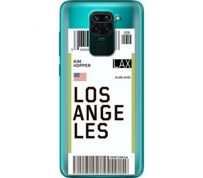 Силіконовий чохол BoxFace Xiaomi Redmi 10X Ticket Los Angeles (40367-cc85)