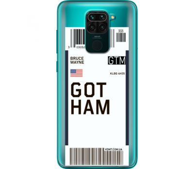 Силіконовий чохол BoxFace Xiaomi Redmi 10X Ticket Gotham (40367-cc92)