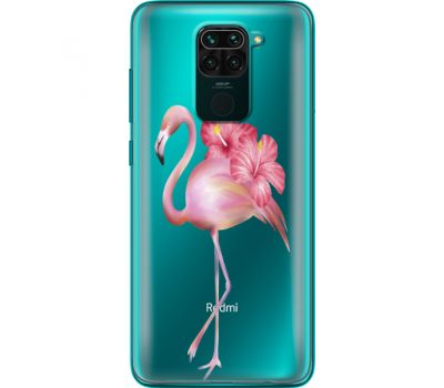 Силіконовий чохол BoxFace Xiaomi Redmi 10X Floral Flamingo (40367-cc12)