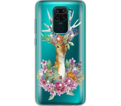 Силіконовий чохол BoxFace Xiaomi Redmi 10X Deer with flowers (940367-rs5)