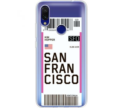 Силіконовий чохол BoxFace Xiaomi Redmi 7 Ticket  San Francisco (36509-cc79)