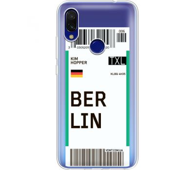 Силіконовий чохол BoxFace Xiaomi Redmi 7 Ticket Berrlin (36509-cc80)