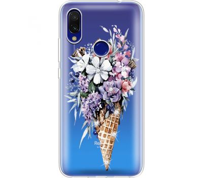 Силіконовий чохол BoxFace Xiaomi Redmi 7 Ice Cream Flowers (936509-rs17)