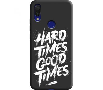 Силіконовий чохол BoxFace Xiaomi Redmi 7 hard times good times (36630-bk72)