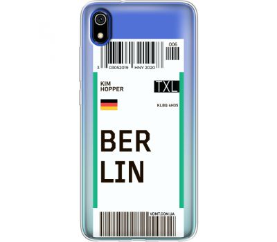 Силіконовий чохол BoxFace Xiaomi Redmi 7A Ticket Berrlin (37404-cc80)