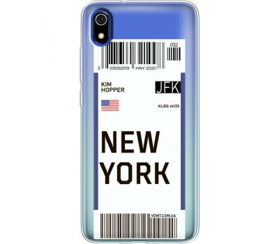 Силіконовий чохол BoxFace Xiaomi Redmi 7A Ticket New York (37404-cc84)