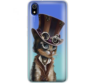 Силіконовий чохол BoxFace Xiaomi Redmi 7A Steampunk Cat (37404-cc39)