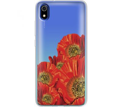 Силіконовий чохол BoxFace Xiaomi Redmi 7A Red Poppies (37404-cc44)