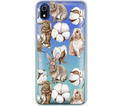Силіконовий чохол BoxFace Xiaomi Redmi 7A Cotton and Rabbits (37404-cc49)