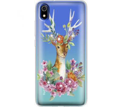 Силіконовий чохол BoxFace Xiaomi Redmi 7A Deer with flowers (937404-rs5)
