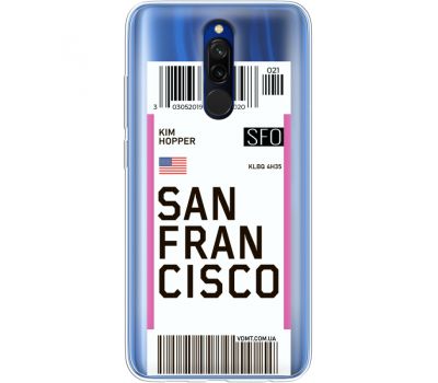 Силіконовий чохол BoxFace Xiaomi Redmi 8 Ticket  San Francisco (38412-cc79)