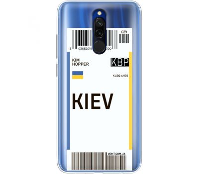 Силіконовий чохол BoxFace Xiaomi Redmi 8 Ticket Kiev (38412-cc88)