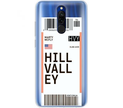 Силіконовий чохол BoxFace Xiaomi Redmi 8 Ticket Hill Valley (38412-cc94)