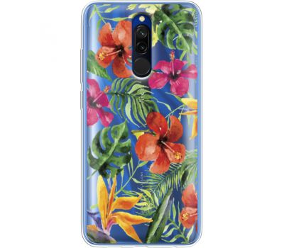 Силіконовий чохол BoxFace Xiaomi Redmi 8 Tropical Flowers (38412-cc43)