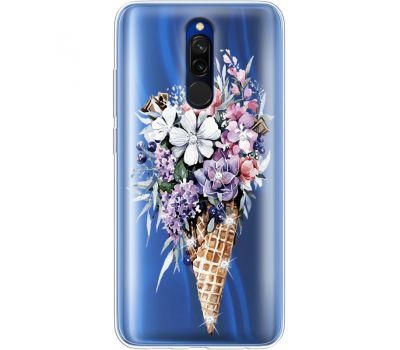 Силіконовий чохол BoxFace Xiaomi Redmi 8 Ice Cream Flowers (938412-rs17)
