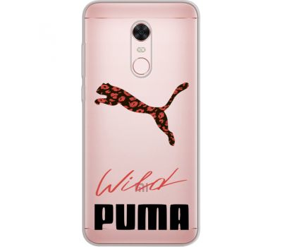 Силіконовий чохол BoxFace Xiaomi Redmi 5 Plus Wild Cat (34969-cc66)