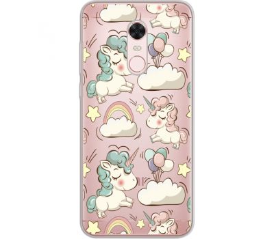 Силіконовий чохол BoxFace Xiaomi Redmi 5 Plus Unicorns (34969-cc2)