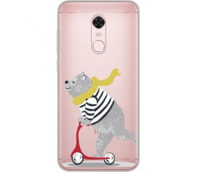 Силіконовий чохол BoxFace Xiaomi Redmi 5 Plus Happy Bear (34969-cc10)