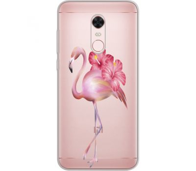 Силіконовий чохол BoxFace Xiaomi Redmi 5 Plus Floral Flamingo (34969-cc12)