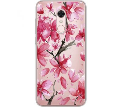 Силіконовий чохол BoxFace Xiaomi Redmi 5 Plus Pink Magnolia (34969-cc37)