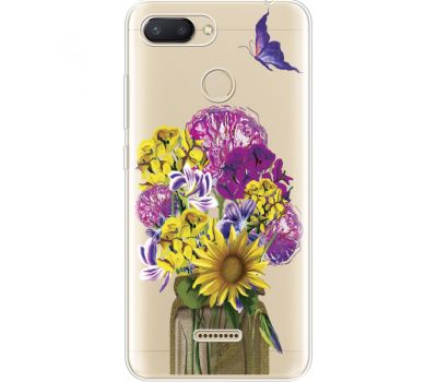 Силіконовий чохол BoxFace Xiaomi Redmi 6 My Bouquet (35029-cc20)