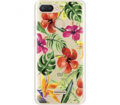 Силіконовий чохол BoxFace Xiaomi Redmi 6 Tropical Flowers (35029-cc43)