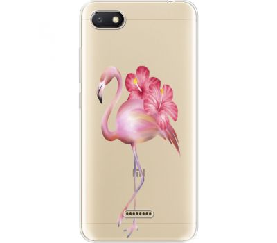 Силіконовий чохол BoxFace Xiaomi Redmi 6A Floral Flamingo (35030-cc12)