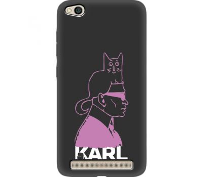 Силіконовий чохол BoxFace Xiaomi Redmi 5A Pink Karl (35125-bk40)