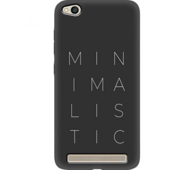 Силіконовий чохол BoxFace Xiaomi Redmi 5A Minimalistic (35125-bk59)