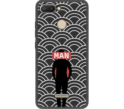 Силіконовий чохол BoxFace Xiaomi Redmi 6 Man Pattern (35124-bk52)