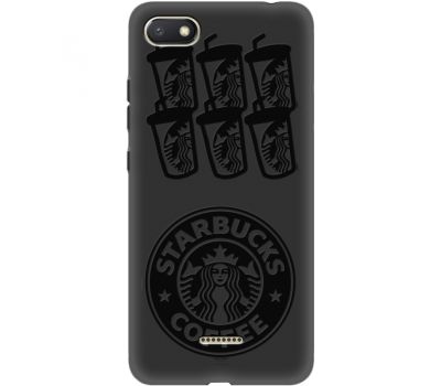 Силіконовий чохол BoxFace Xiaomi Redmi 6A Black Coffee (35160-bk41)