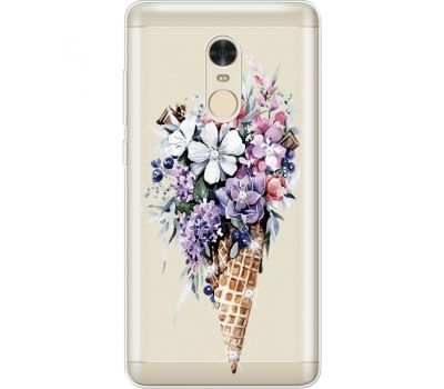 Силіконовий чохол BoxFace Xiaomi Redmi Note 4x Ice Cream Flowers (935032-rs17)