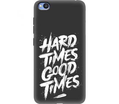 Силіконовий чохол BoxFace Xiaomi Redmi Go hard times good times (36874-bk72)