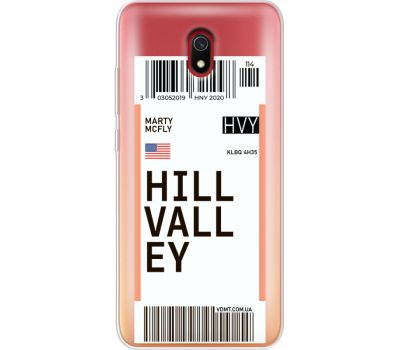 Силіконовий чохол BoxFace Xiaomi Redmi 8A Ticket Hill Valley (38342-cc94)
