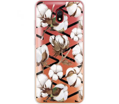 Силіконовий чохол BoxFace Xiaomi Redmi 8A Cotton flowers (38342-cc50)