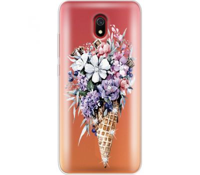 Силіконовий чохол BoxFace Xiaomi Redmi 8A Ice Cream Flowers (938342-rs17)