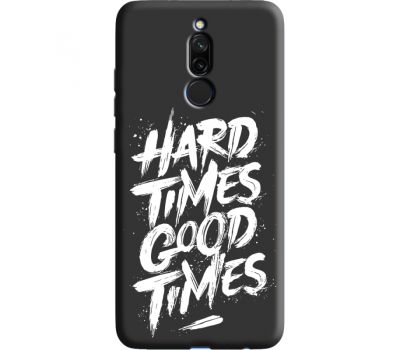 Силіконовий чохол BoxFace Xiaomi Redmi 8 hard times good times (38679-bk72)