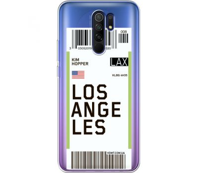 Силіконовий чохол BoxFace Xiaomi Redmi 9 Ticket Los Angeles (40234-cc85)