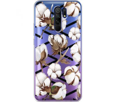Силіконовий чохол BoxFace Xiaomi Redmi 9 Cotton flowers (40234-cc50)