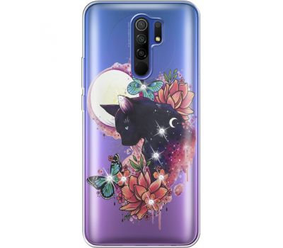 Силіконовий чохол BoxFace Xiaomi Redmi 9 Cat in Flowers (940234-rs10)